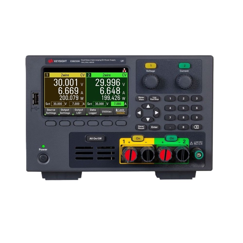 STOLNI DC IZVOR, 2 KANALA, 400 W, LAN, USB E36233A