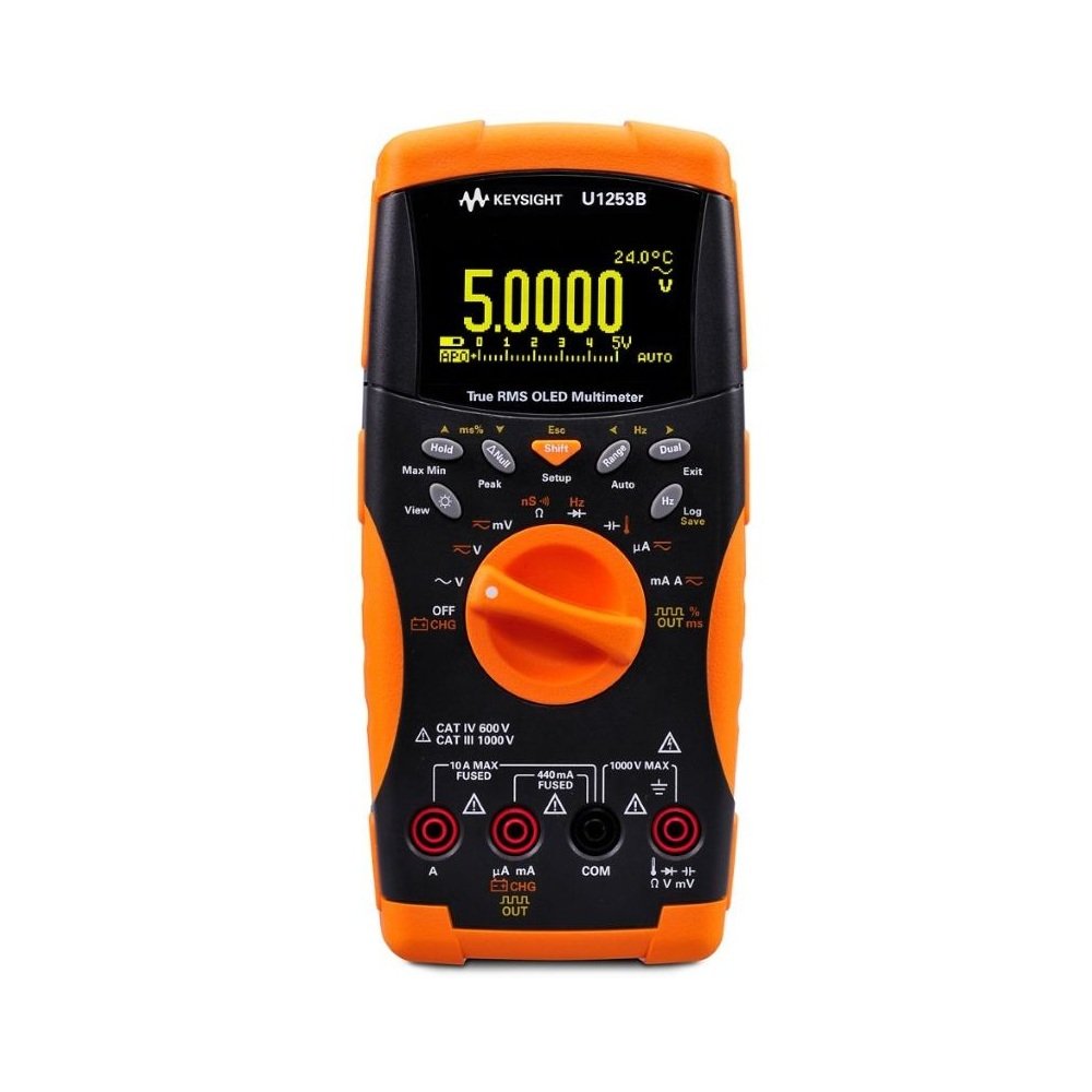 RUČNI DIGITALNI MULTIMETAR, TRUE RMS, REZOLUCIJA 50.000 BROJEVA S OLED EKRANOM U1253B