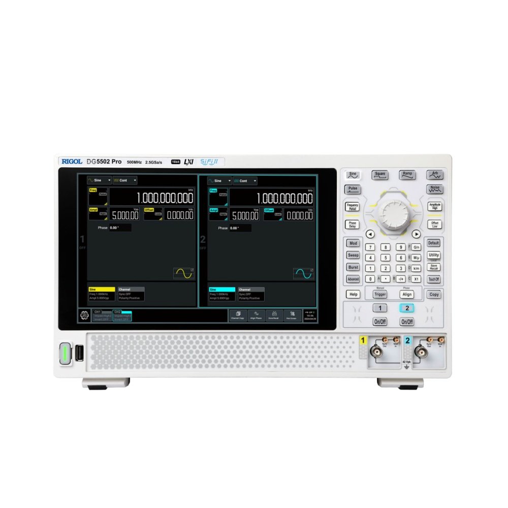 FUNKCIJSKI GENERATOR SERIJE DG5000 Pro, 2 KANALA, 500 MHz