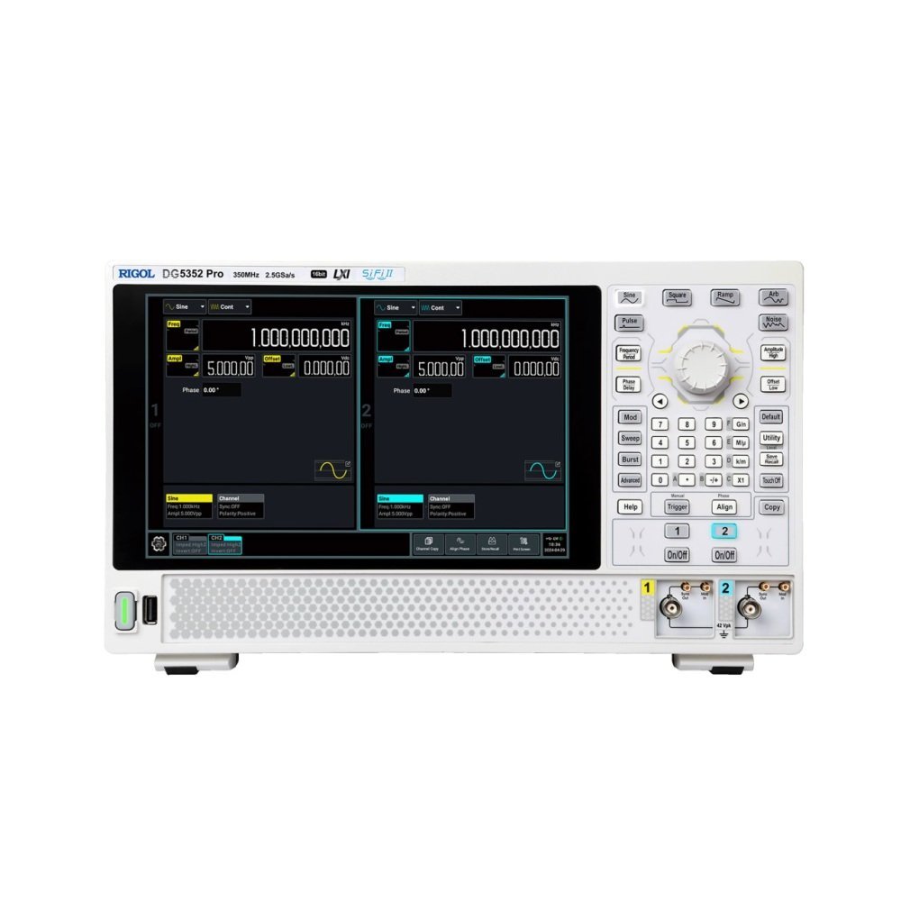 FUNKCIJSKI GENERATOR SERIJE DG5000 Pro, 2 KANALA, 350 MHz