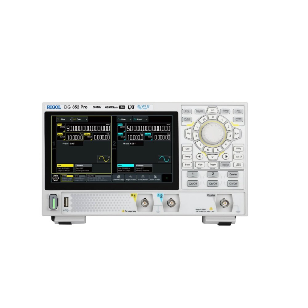 FUNKCIJSKI GENERATOR SERIJE DG800 Pro, 2 KANALA, 50 MHz DG852 Pro