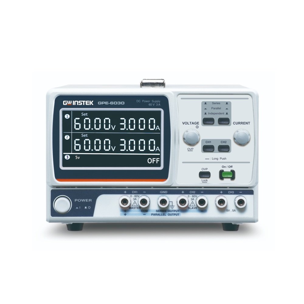 NEPROGRAMIBILNI TROKANALNI DC IZVOR (385 W) GPE-SERIES TRIPLE CHANNEL