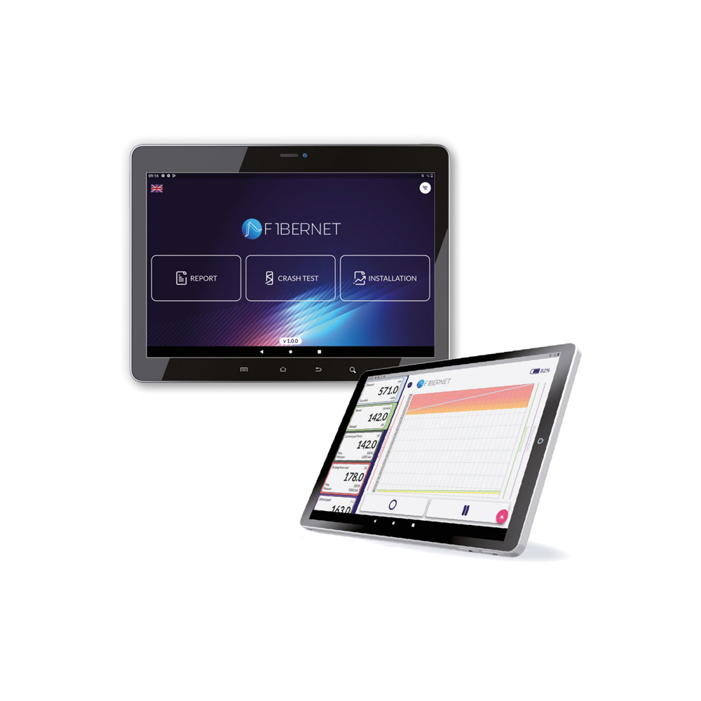 Tablet s aplikacijom za Fibernet strojeve za upuhivanje FIBERNET APP