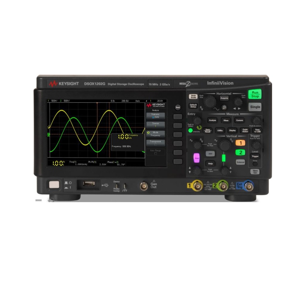 OSCILOSKOP INFINIIVISION SERIJE 1000X, 2 KANALA, 70 MHz, GENERATOR DSOX1202G