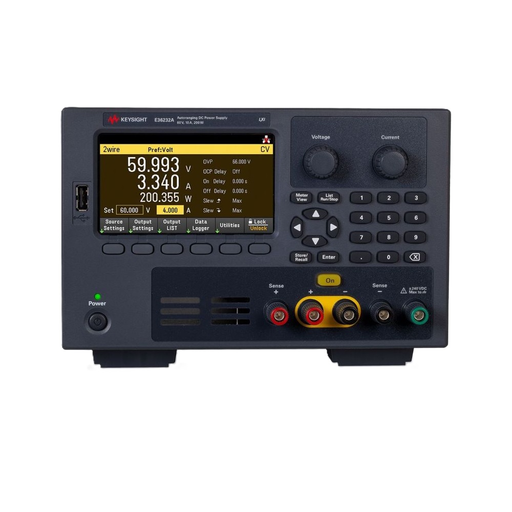 STOLNI DC IZVOR, 1 KANAL, 200 W, LAN, USB E36232A