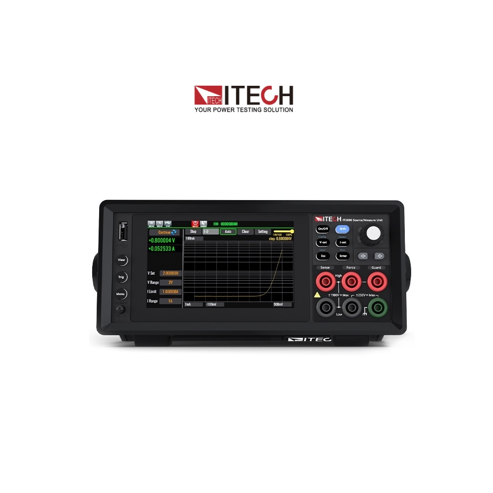 SMU UREĐAJ S GRAFIČKIM PRIKAZOM MJERENJA NA EKRANU (200 V - 1.000 V, 100 nV / 10 fA) IT2800