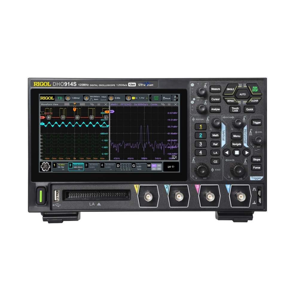 DHO900 OSCILOSKOP, 4 KANALA, 125 MHz, GENERATOR DHO914S