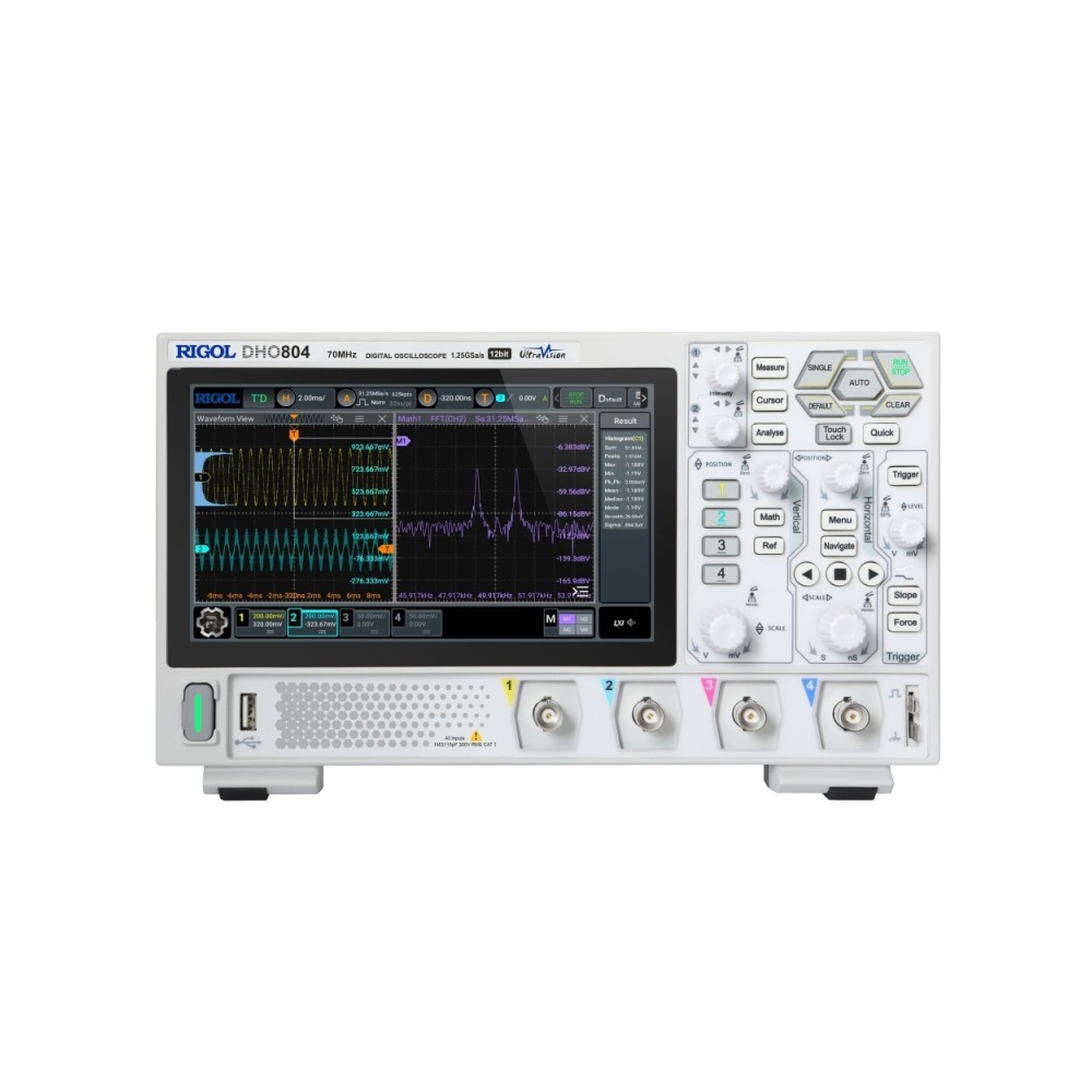 DHO800 OSCILOSKOP, 4 KANALA, 70 MHz DHO804