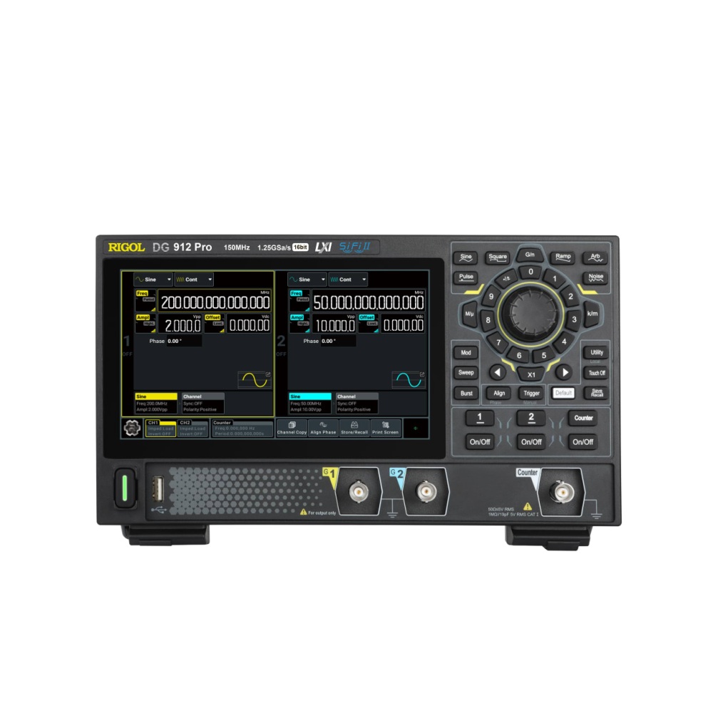 FUNKCIJSKI GENERATOR SERIJE DG900 Pro, 2 KANALA, 150 MHz DG912 Pro