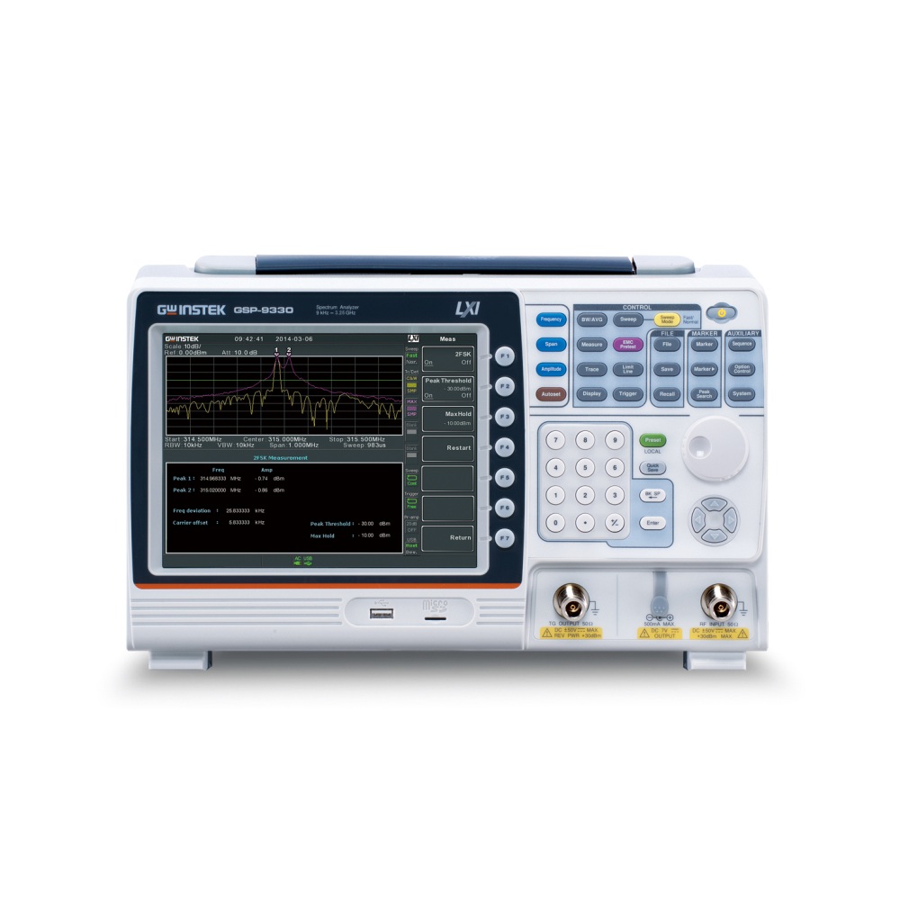 ANALIZATOR SPEKTRA SERIJE GSP-9330, 9 kHz - 3,25 GHz GSP-9330