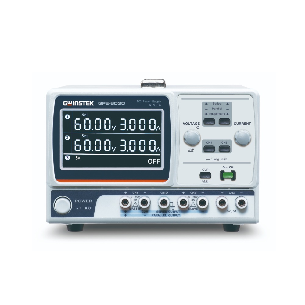 NEPROGRAMIBILNI TROKANALNI DC IZVOR (385 W) GPE-SERIES TRIPLE CHANNEL