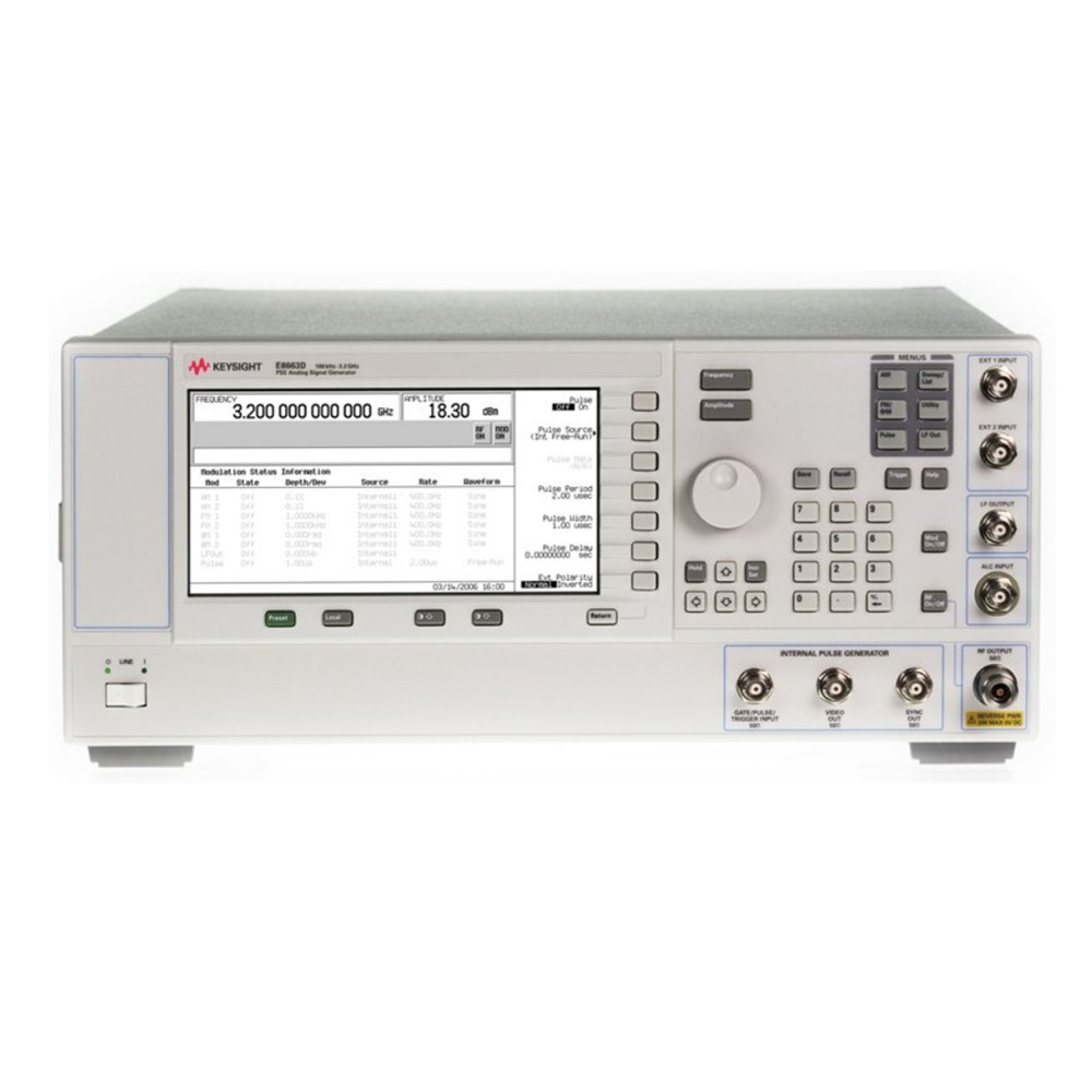 GENERATOR ANALOGNOG RF SIGNALA SERIJE PSG, 100 kHz - 9 GHz E8663D